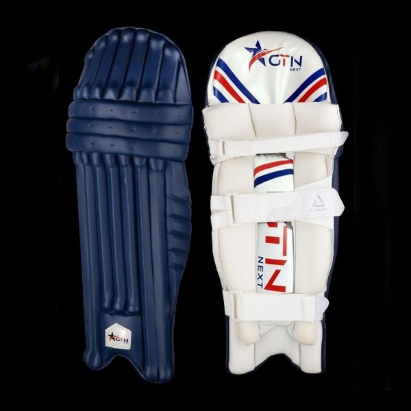 PU Blue Cricket Pads Stylish and Strong: Premium Blue Cricket Leg Guards Stylish and Strong